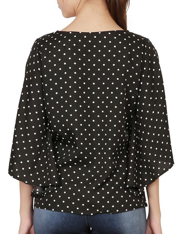 women's blouson square neck top - 16106114 - Standard Image - 2