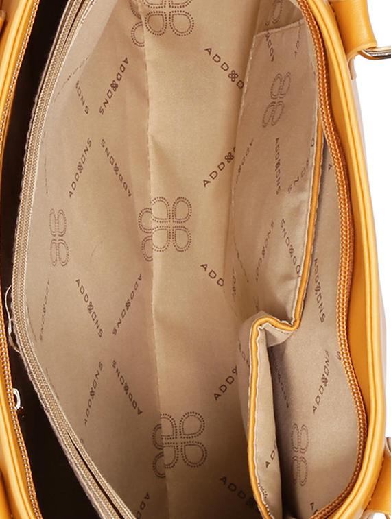 orange leatherette (pu) regular tote - 16106333 - Standard Image - 2