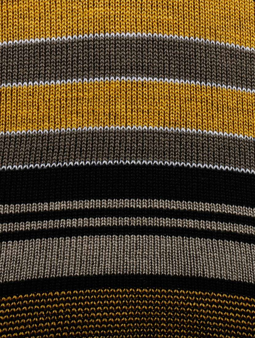 yellow cotton above ankle length sock - 16108243 -  Standard Image - 2