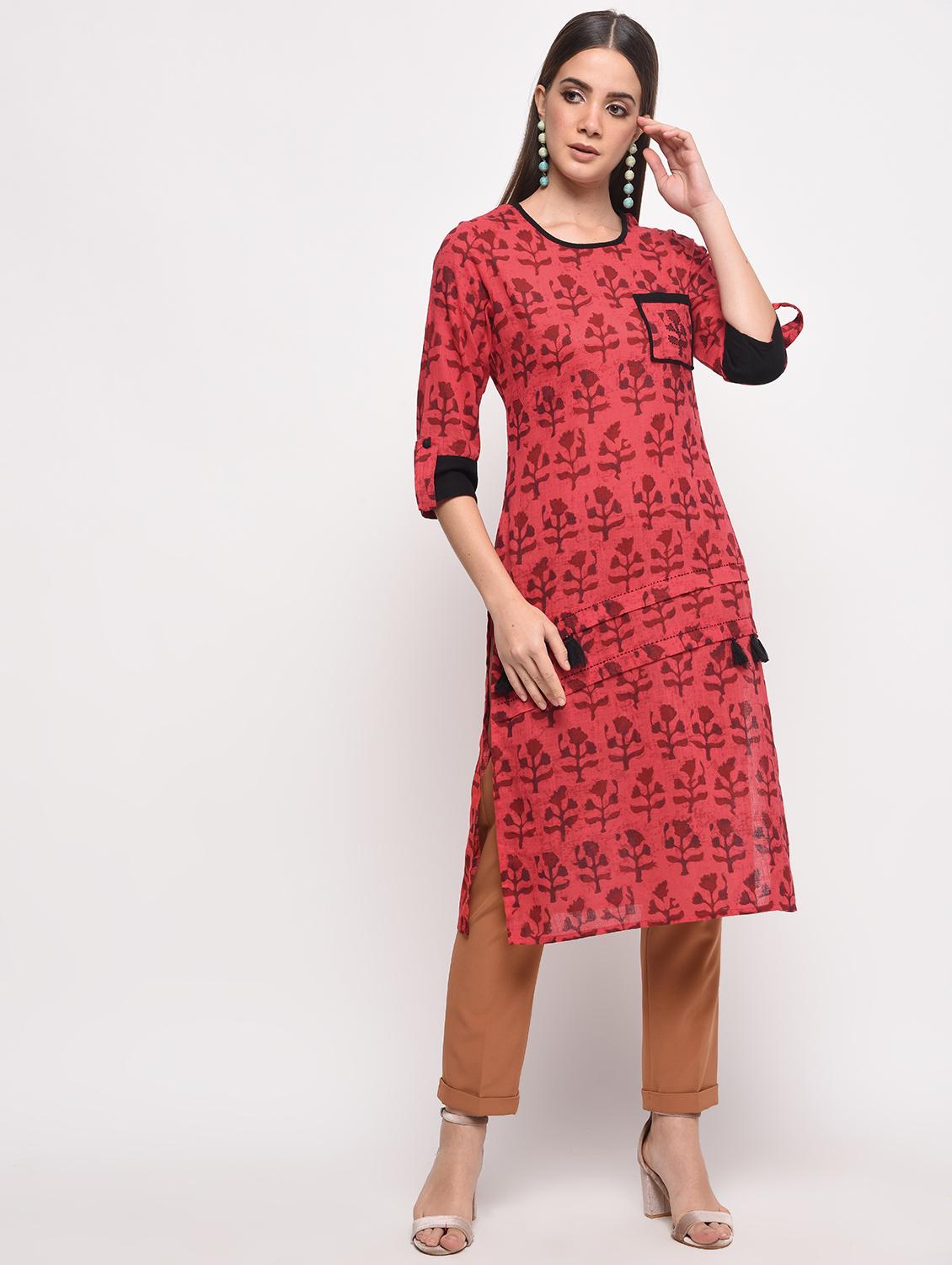 women's straight kurta - 16108293 - Zoom Image - 0