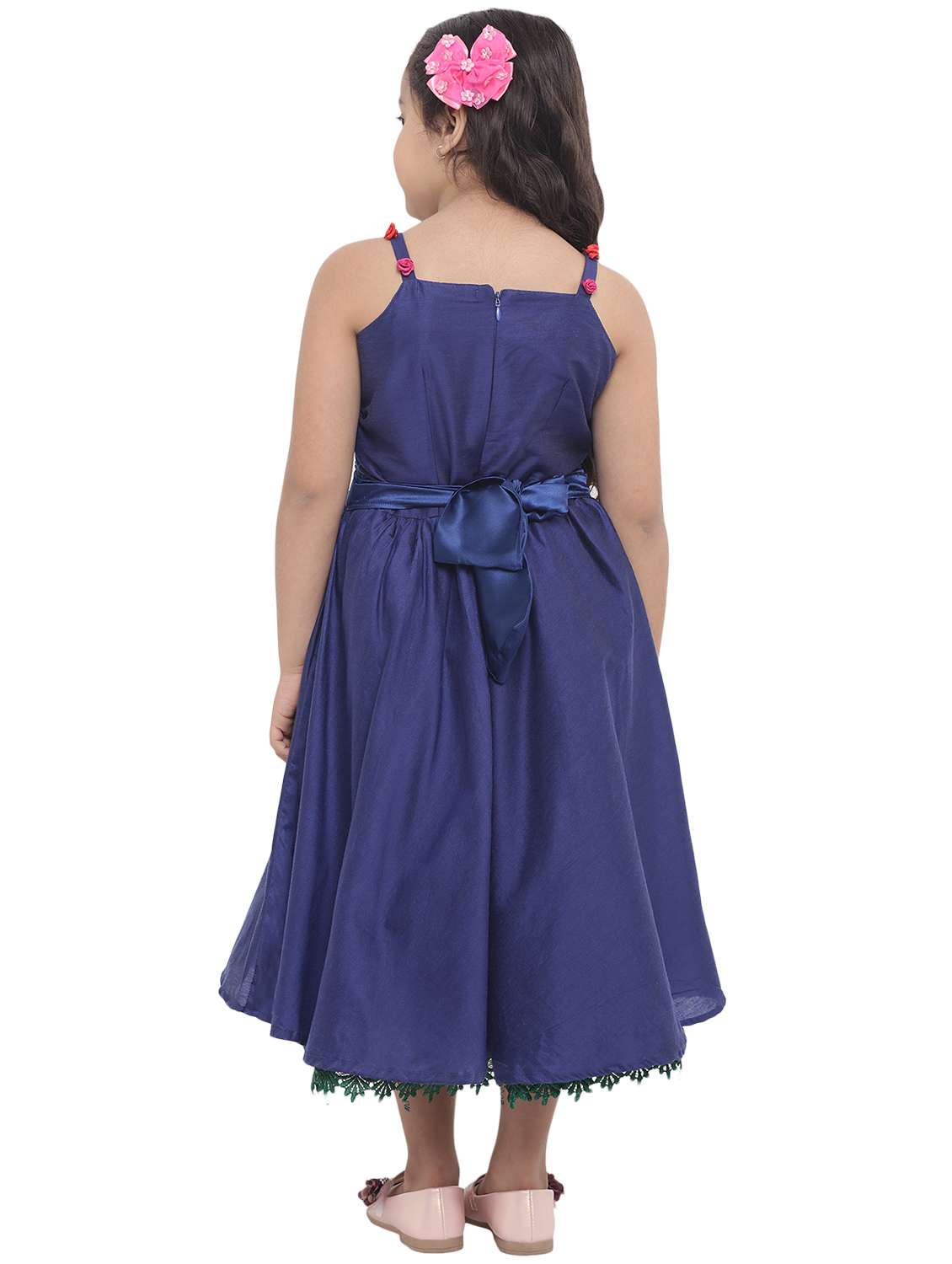blue cotton frock - 16120587 -  Standard Image - 2
