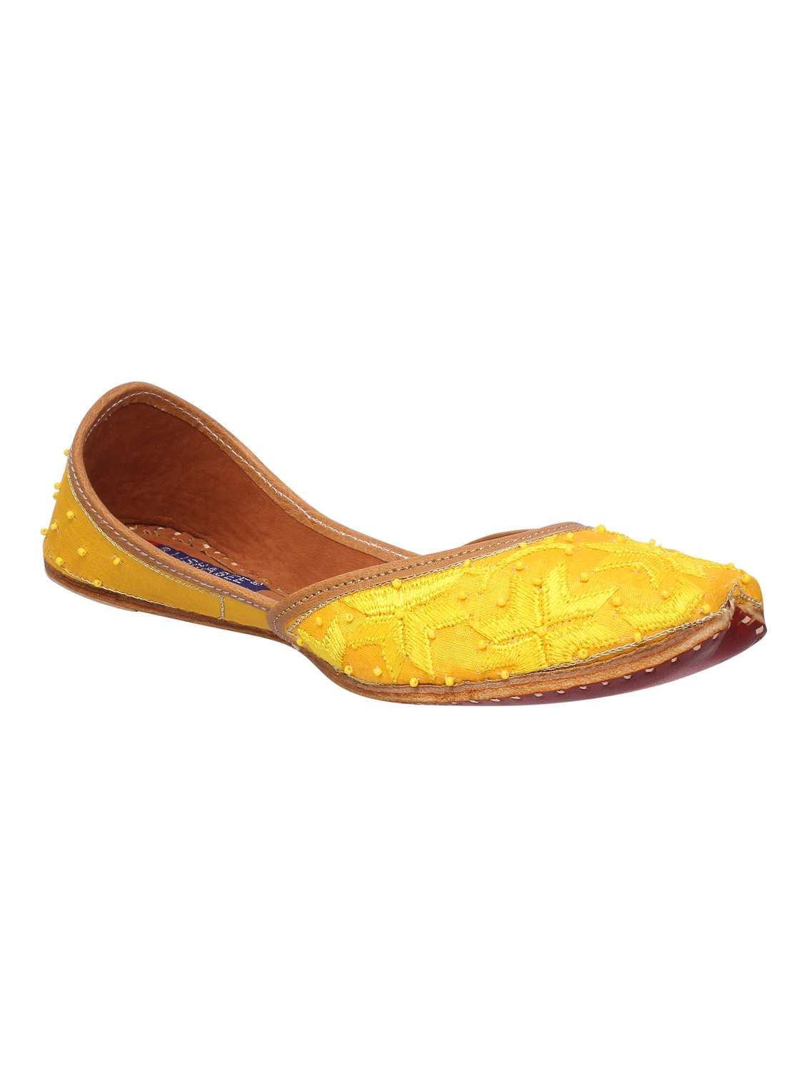 yellow slip on jutis 