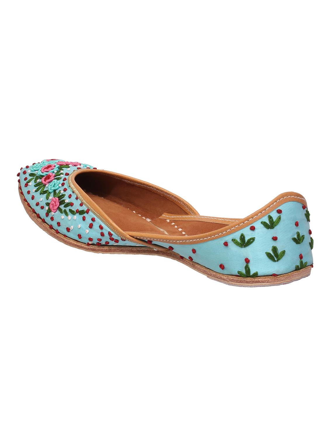 turquoise slip on jutis - 16129582 - Standard Image - 2