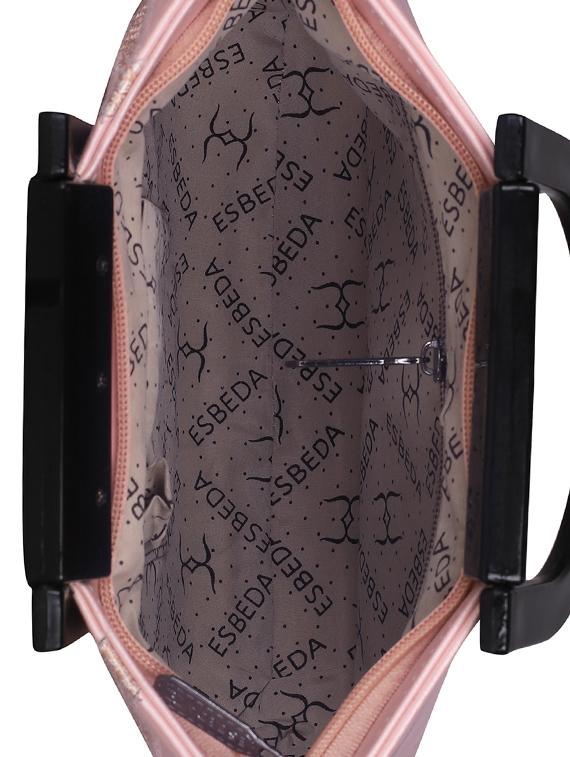 pink leatherette (pu) handbag - 16131473 - Standard Image - 2
