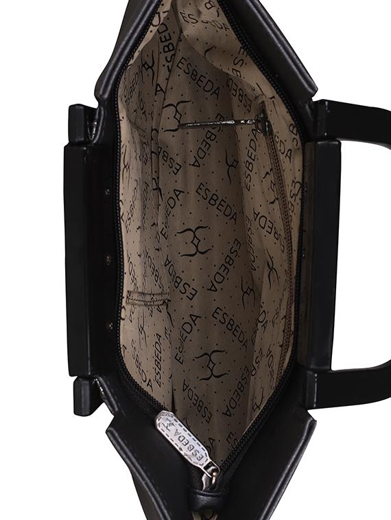 grey leatherette (pu) handbag - 16131477 - Standard Image - 2
