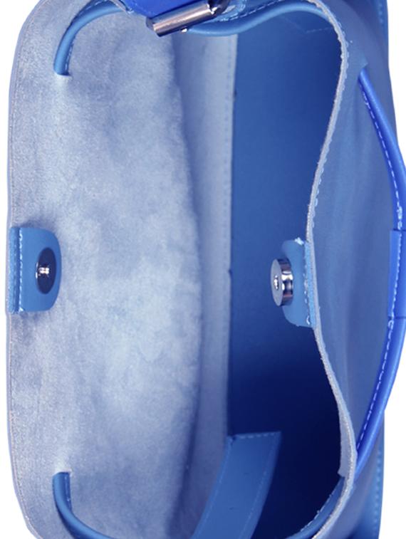 blue leatherette (pu) regular tote and sling bag combo - 16131504 - Standard Image - 2