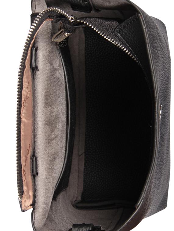 black leatherette (pu) sling bag - 16131512 - Standard Image - 2