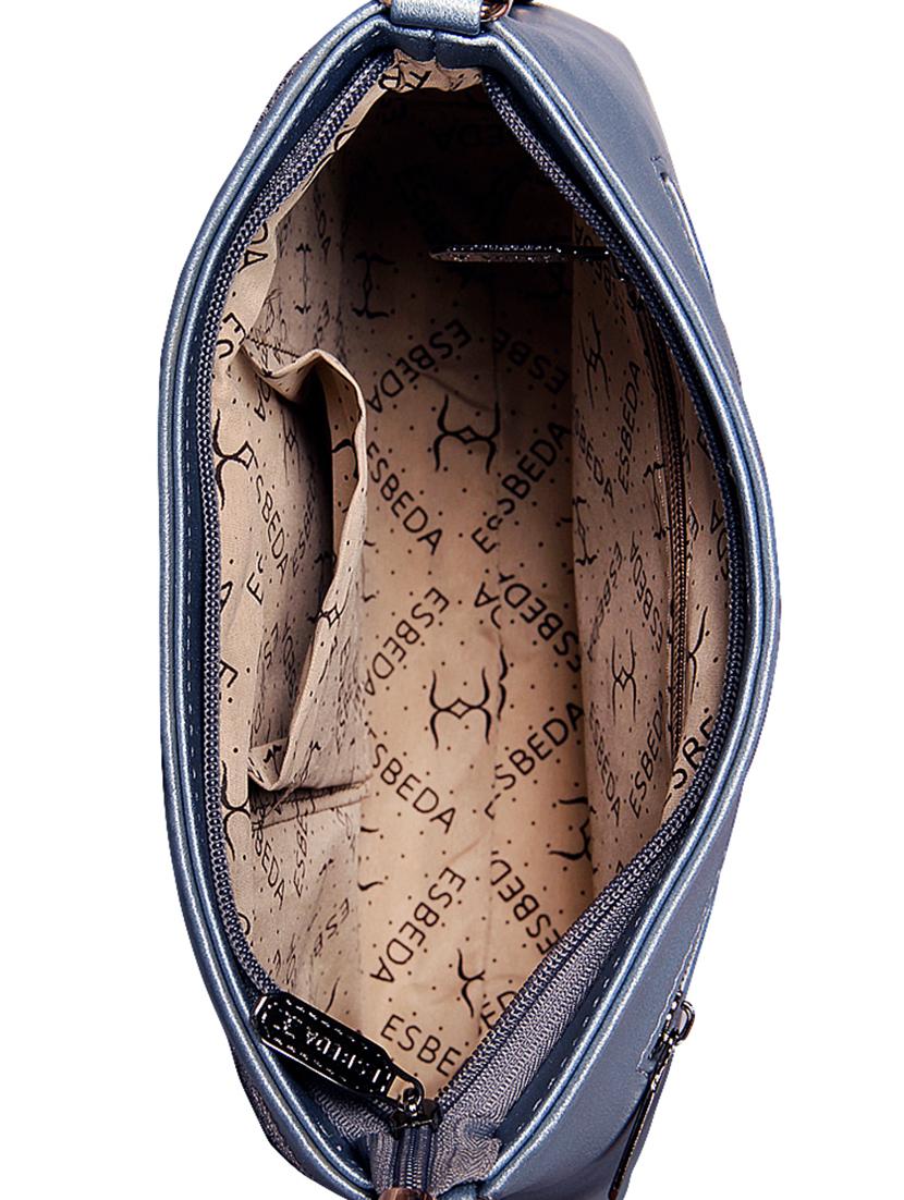 blue leatherette (pu) sling bag - 16131565 - Standard Image - 2