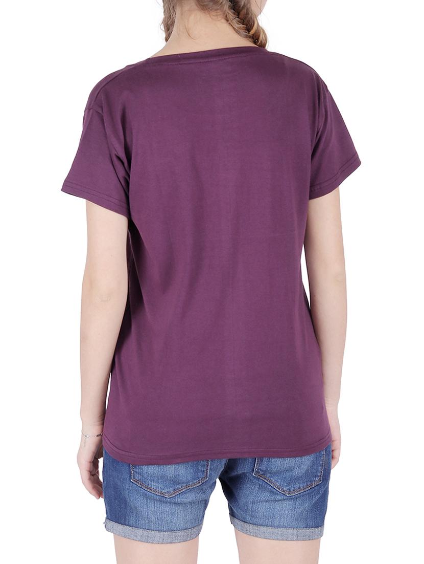 round neck graphic print tee - 16137984 - Standard Image - 2