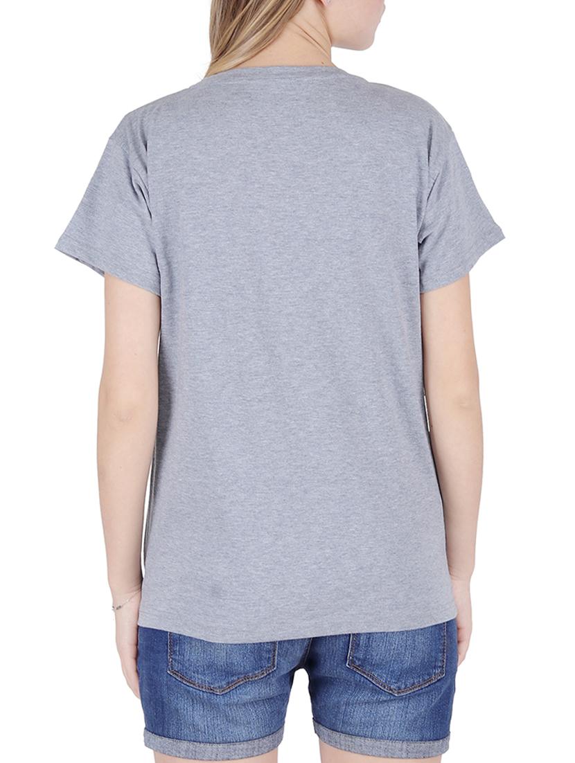 round neck graphic print tee - 16137992 - Standard Image - 2