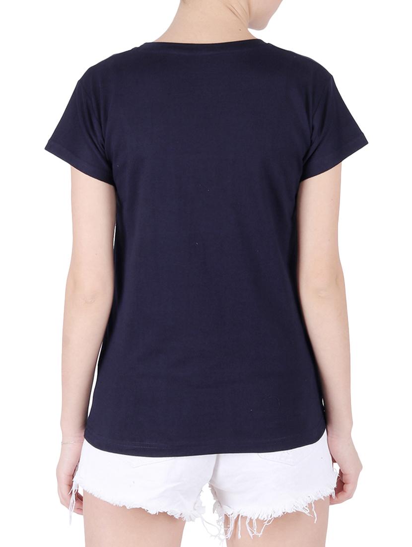 round neck graphic print tee - 16137994 - Standard Image - 2