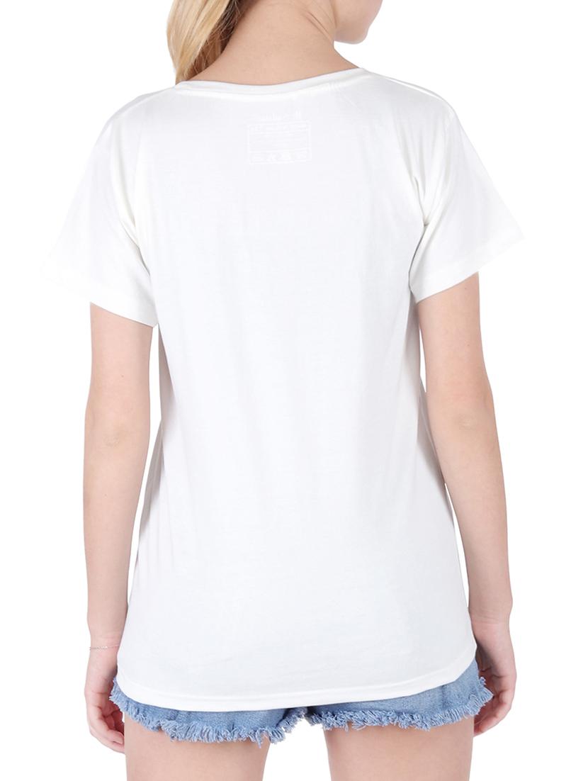 round neck graphic print tee - 16138000 - Standard Image - 2