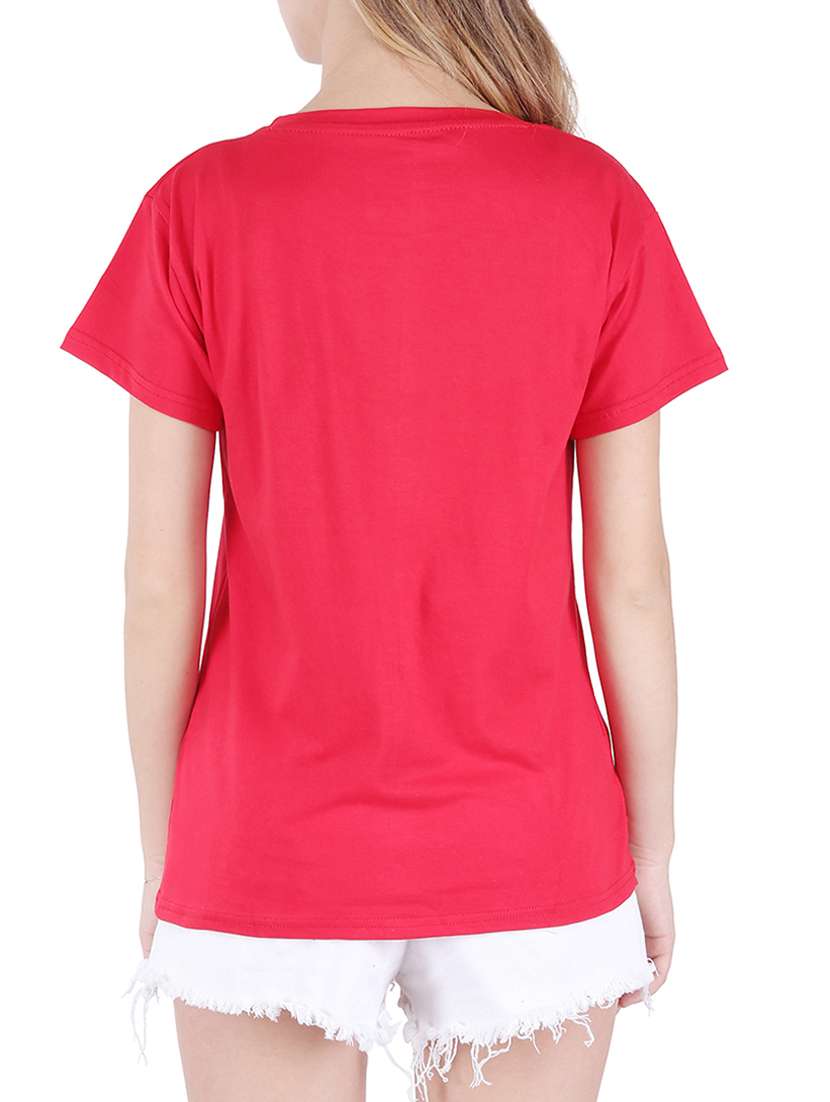 round neck graphic print tee - 16138011 -  Standard Image - 2