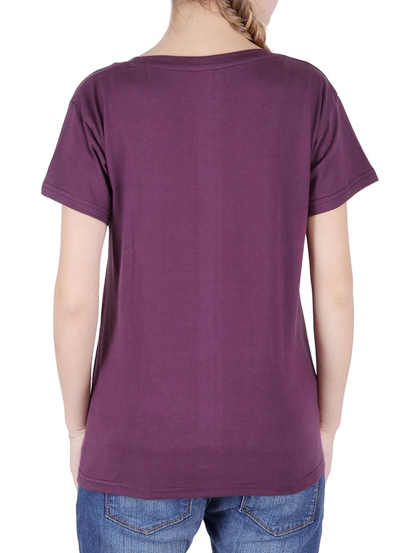 round neck graphic print tee - 16138014 - Standard Image - 2