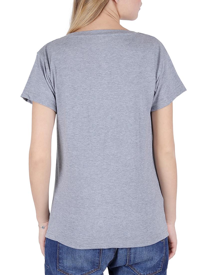 round neck graphic print tee - 16138017 - Standard Image - 2
