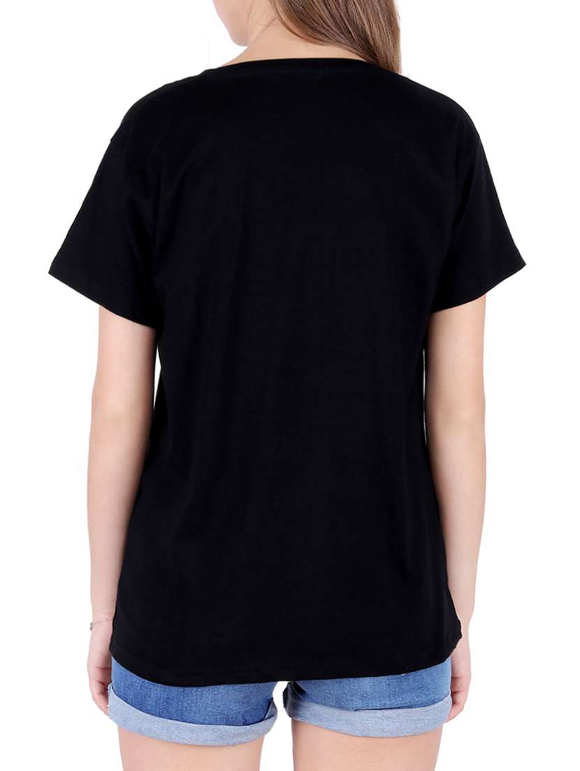 round neck graphic print tee - 16138019 -  Standard Image - 2