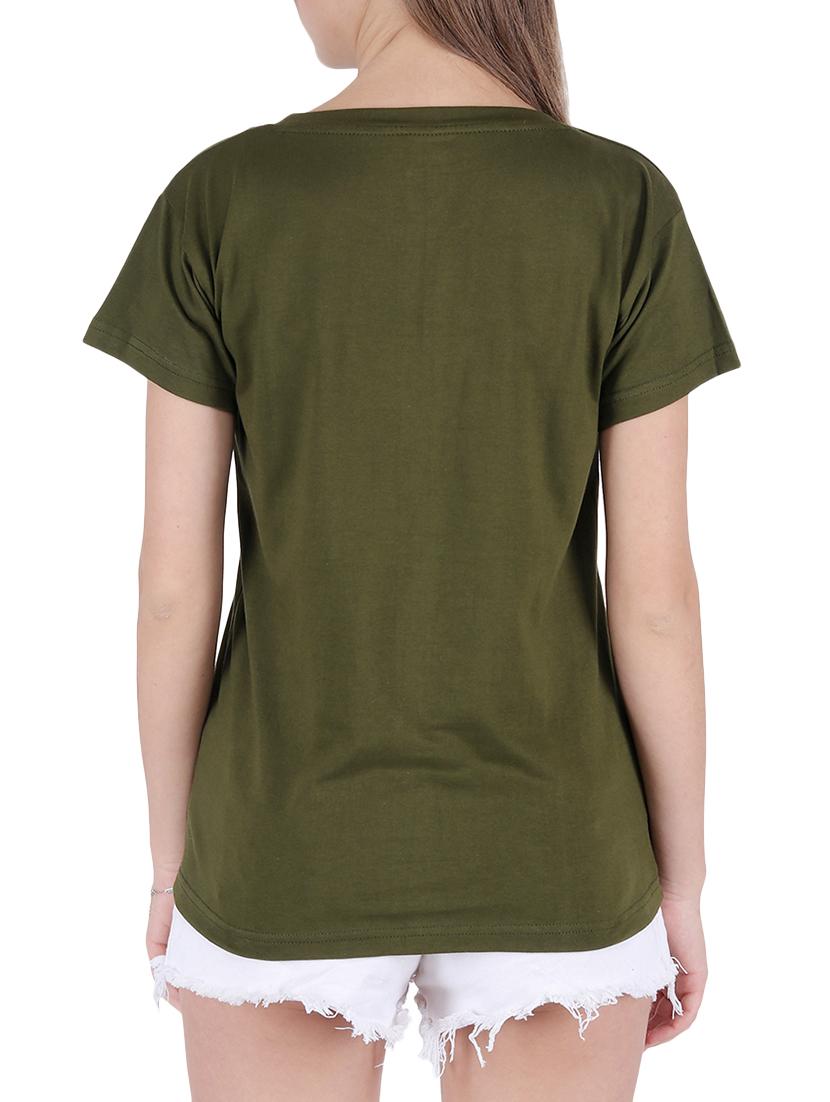 round neck graphic print tee - 16138027 - Standard Image - 2