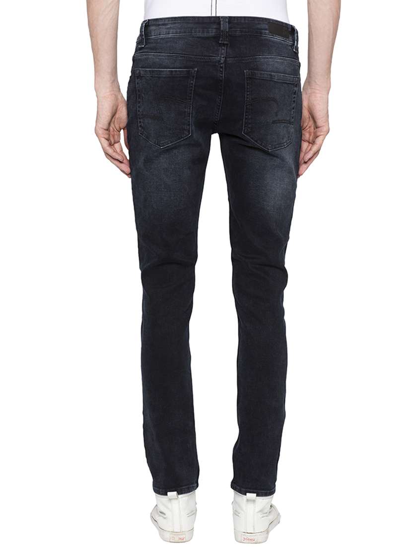 dark blue light washed denim jeans - 16140331 -  Standard Image - 2