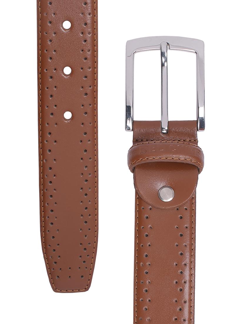 tan leather belt - 16142036 - Standard Image - 2