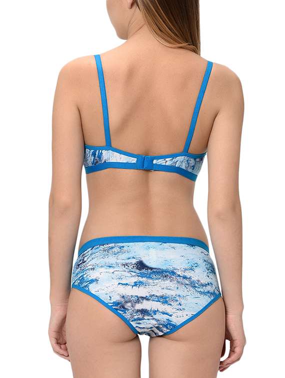 piping detail bra and panty set - 16142715 - Standard Image - 2