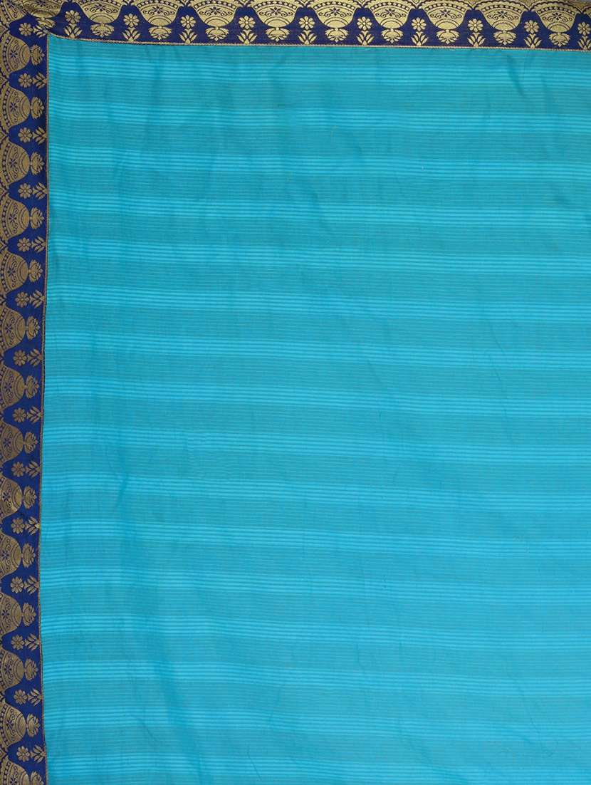 conversational zari border saree with blouse - 16159062 - Standard Image - 2