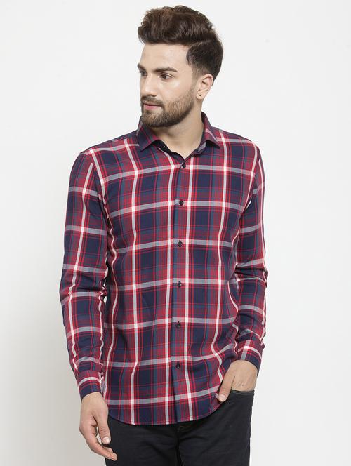 mens checks casual shirt - 16159075 -  Standard Image - 0