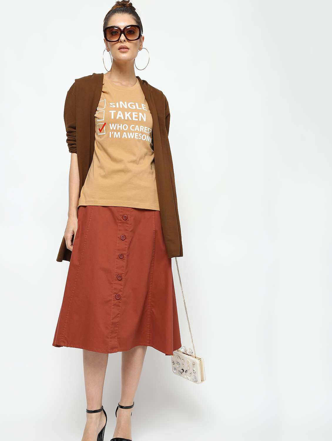 quirky print short sleeved tee