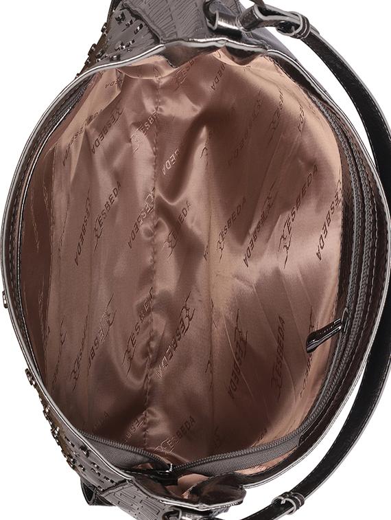 brown leatherette (pu) regular tote - 16168385 - Standard Image - 2