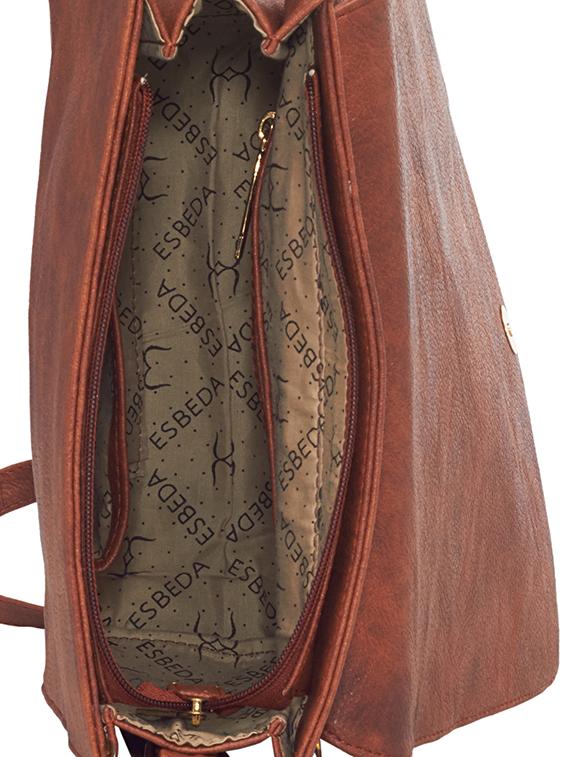 tan leatherette (pu) sling bag - 16168398 - Standard Image - 2