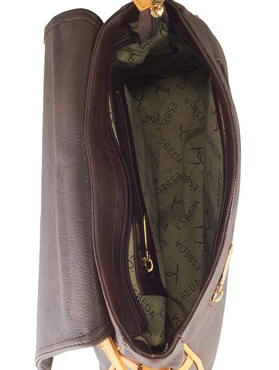 brown leatherette (pu) sling bag - 16168408 - Standard Image - 2