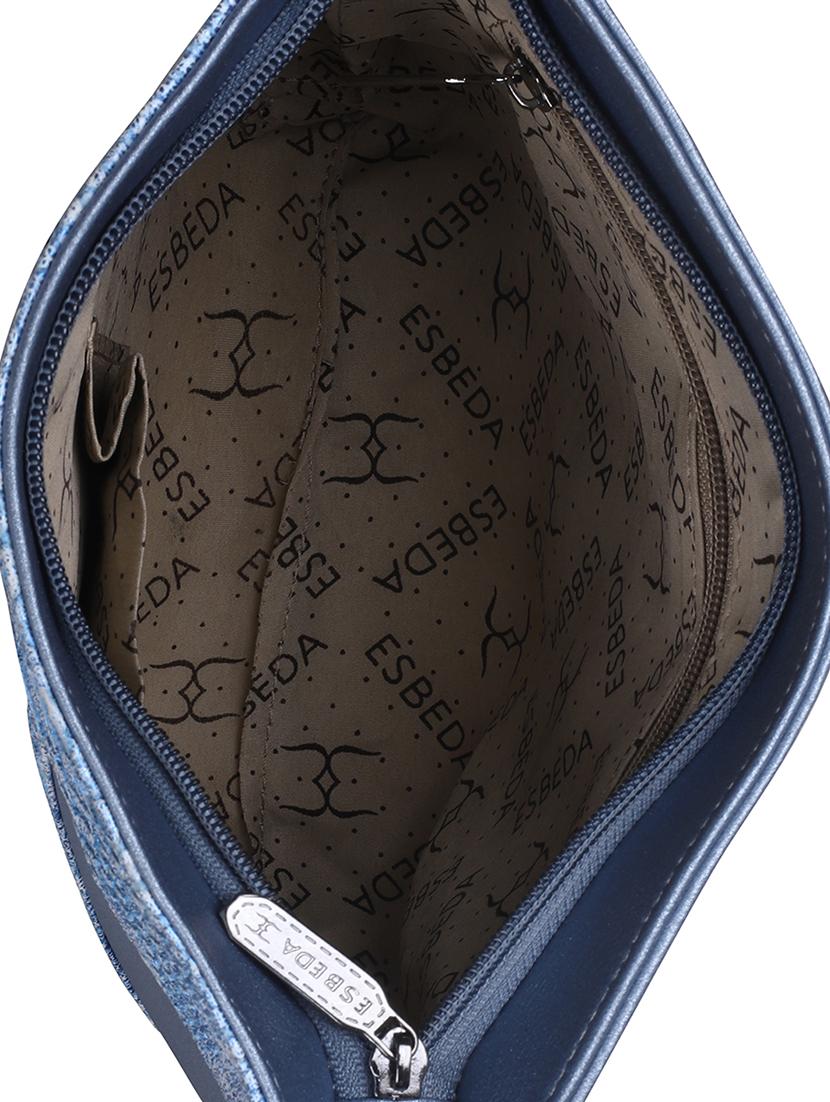 blue leatherette (pu) sling bag - 16168487 - Standard Image - 2