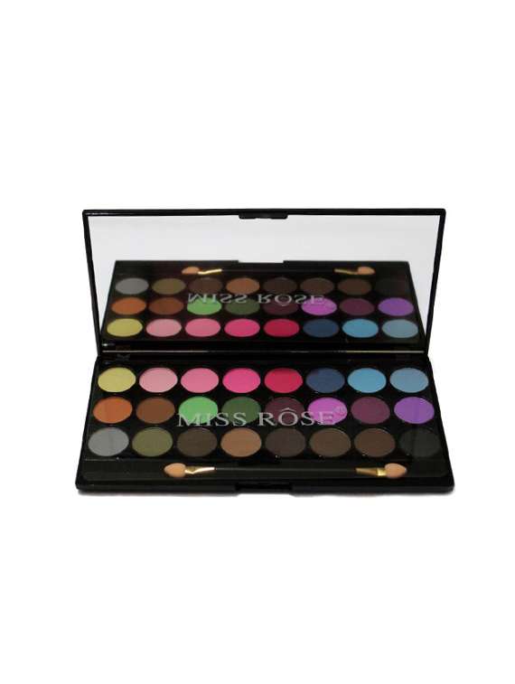 miss rose 24 colours matte finish eye shadow palette 29 gm