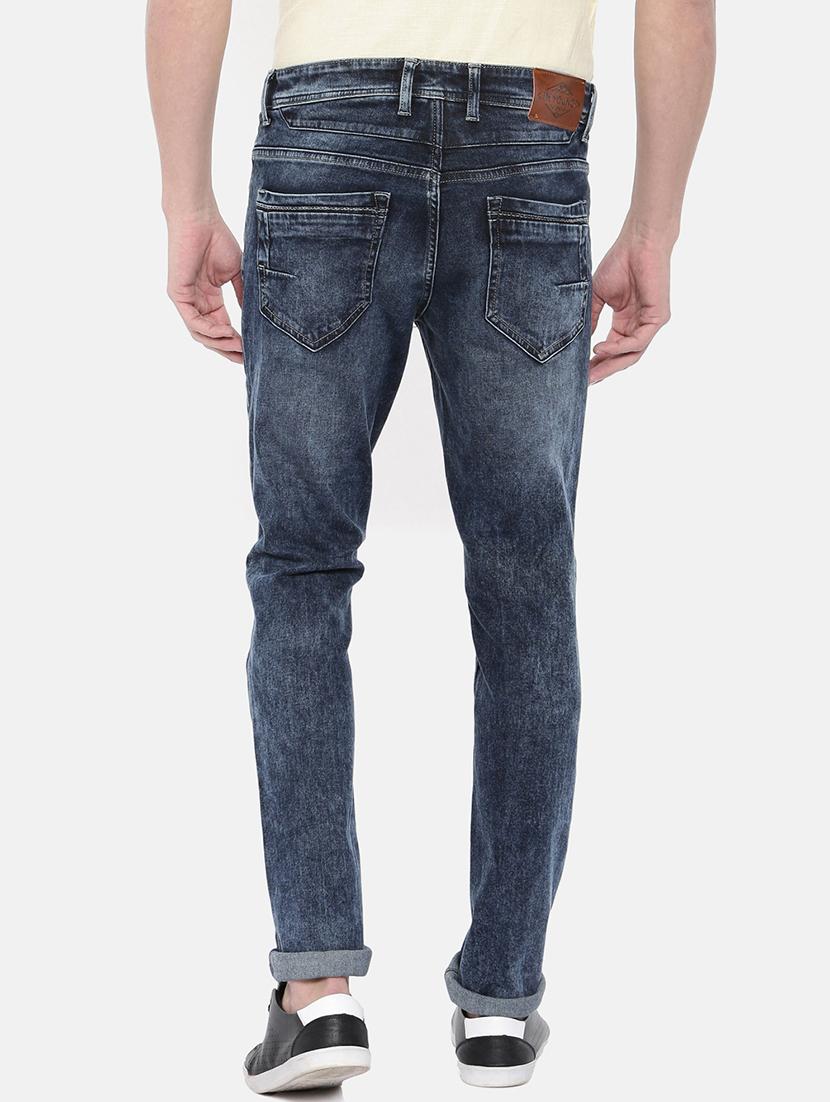 blue denim heavy washed jeans - 16170787 - Standard Image - 2