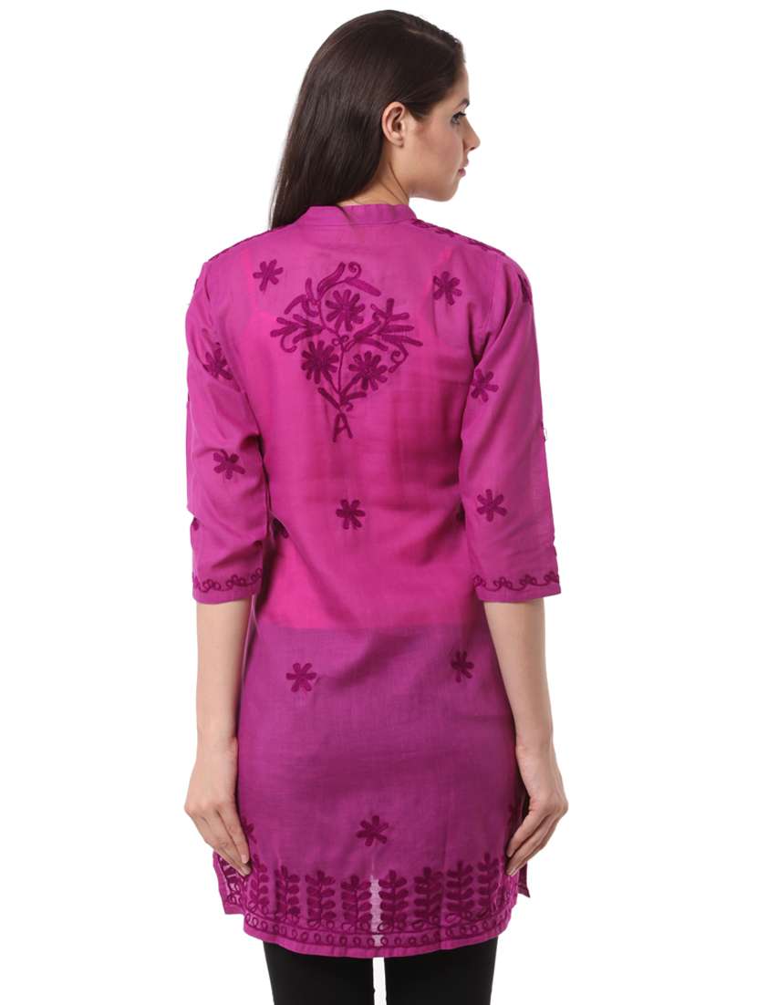 chikankari straight kurta - 16170849 -  Standard Image - 2
