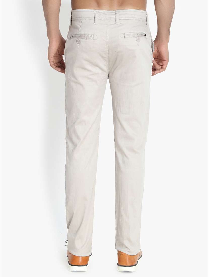white solid chinos - 16170856 - Standard Image - 2