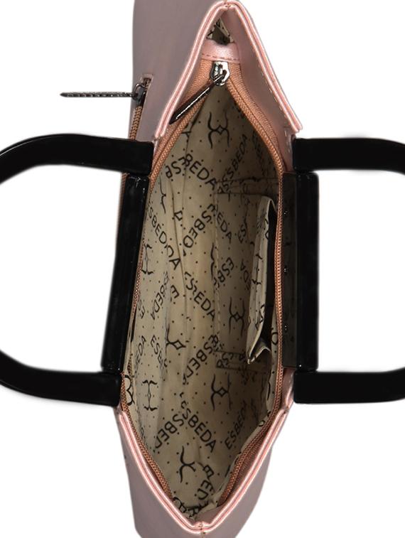 pink leatherette (pu) handbag - 16171416 - Standard Image - 2