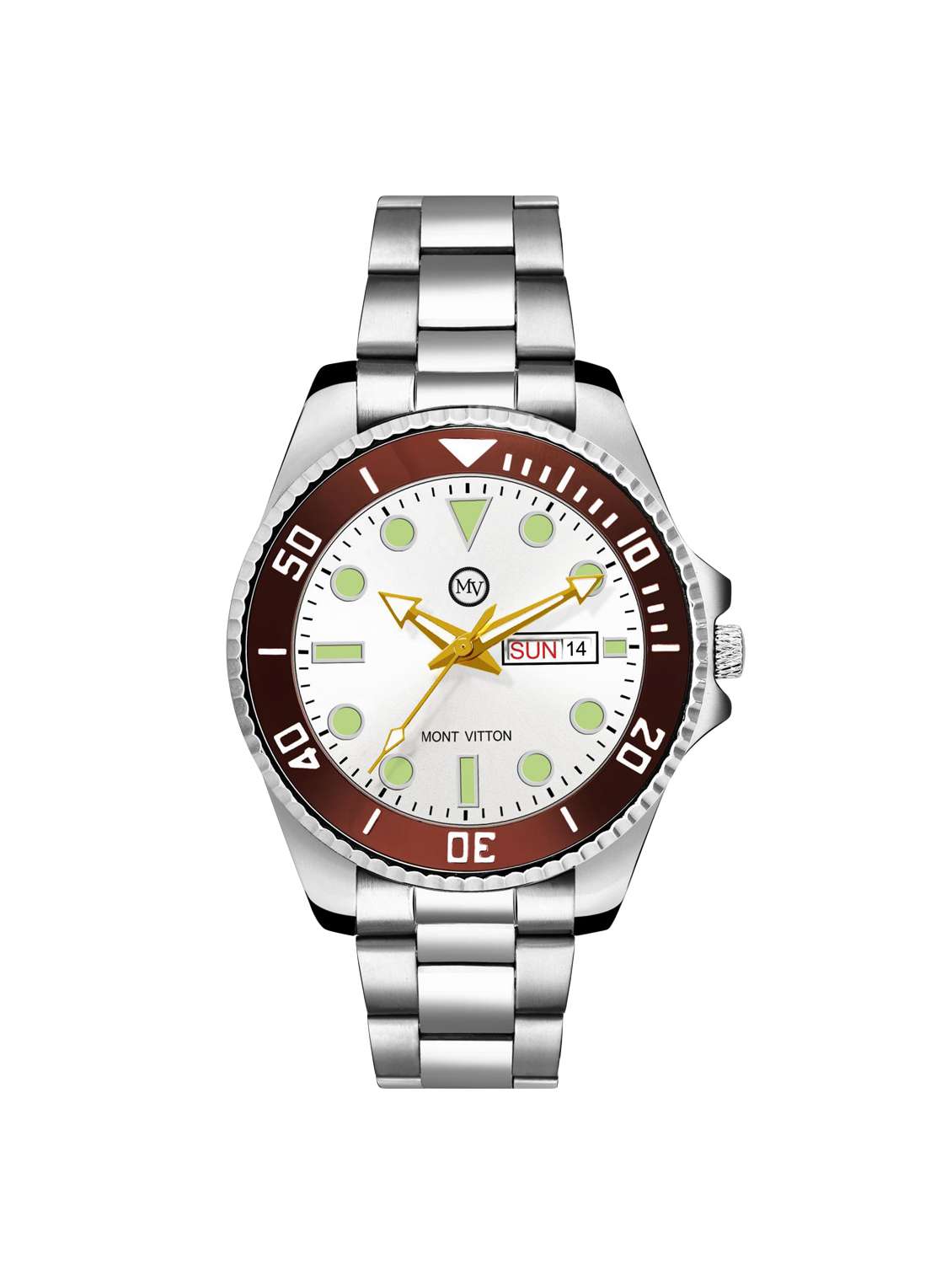 round dial analog watch-(mv11025)