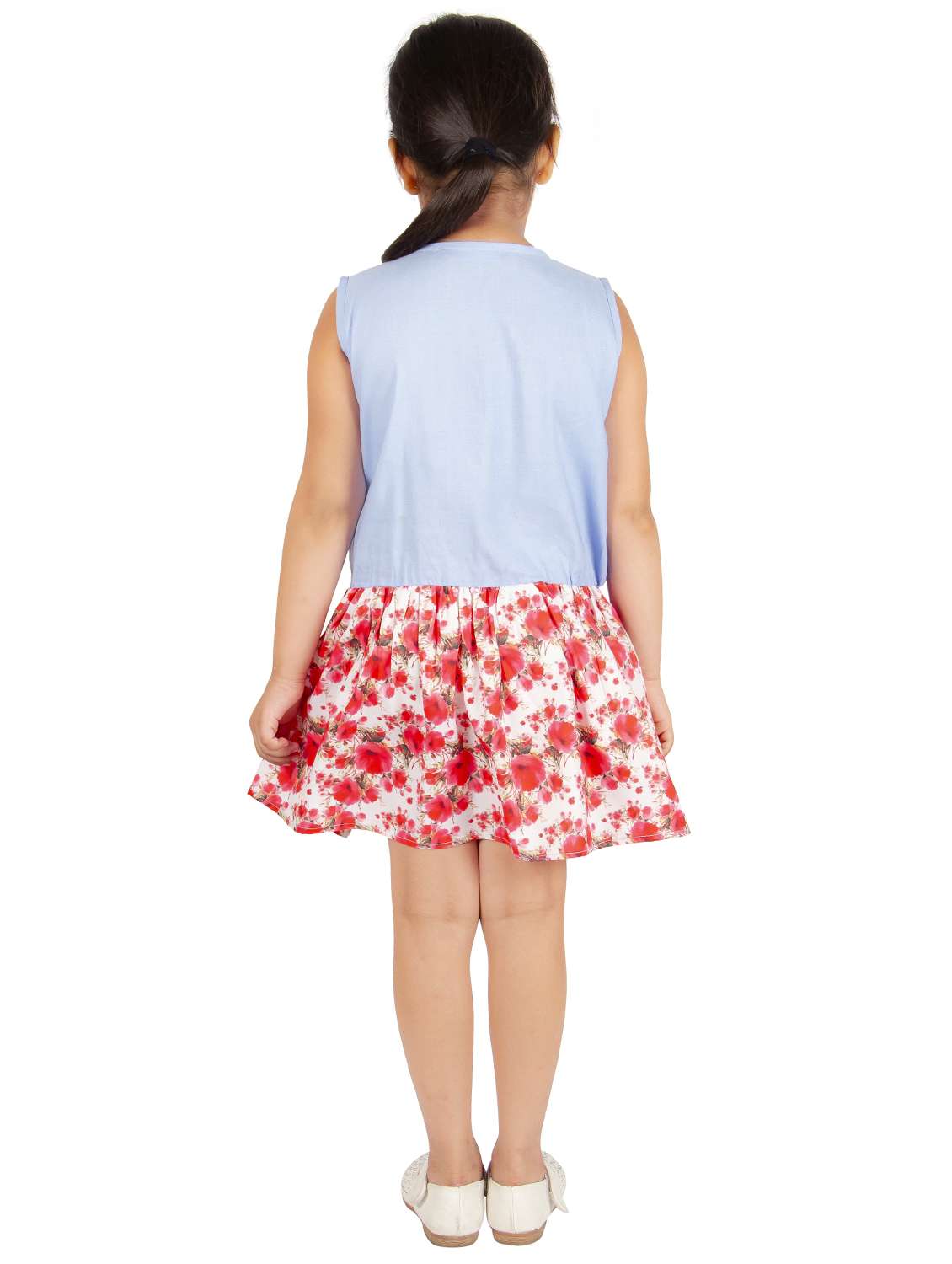 blue cotton frock - 16173630 -  Standard Image - 2