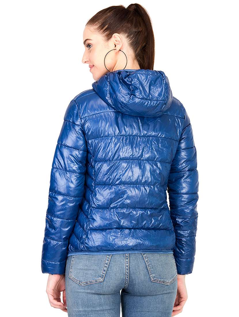 hooded neck quilted jacket - 16179908 -  Standard Image - 2