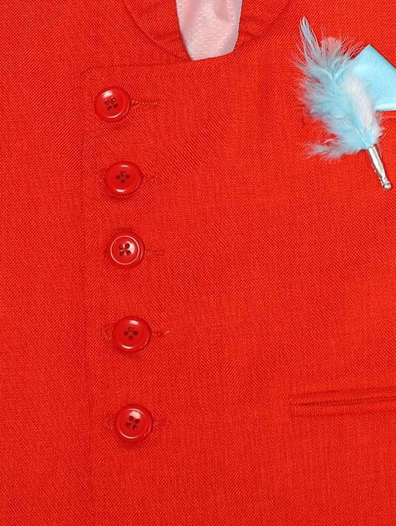 orange jute waistcoat - 16184672 - Standard Image - 2