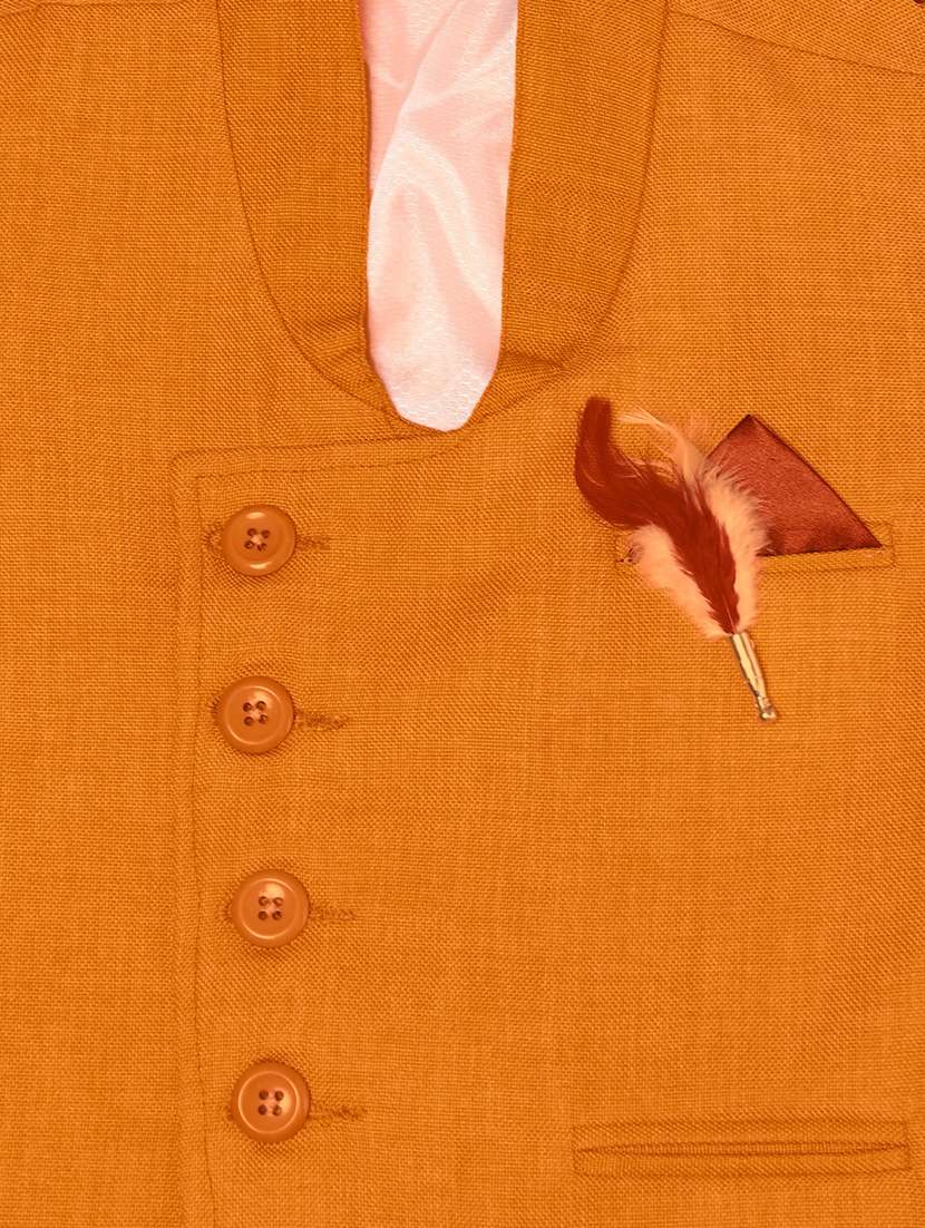 yellow jute waistcoat - 16184675 - Standard Image - 2