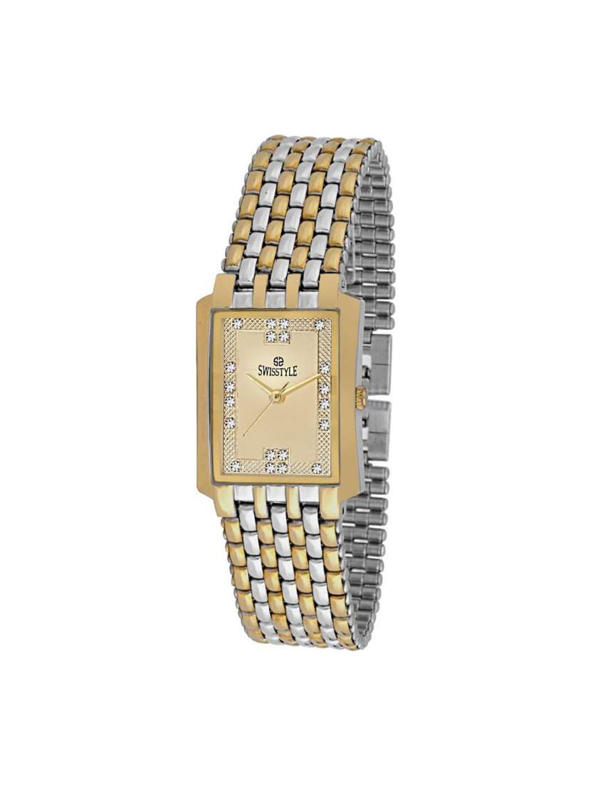 metal strap analog watch (ss-gsq5000-gld-ch)