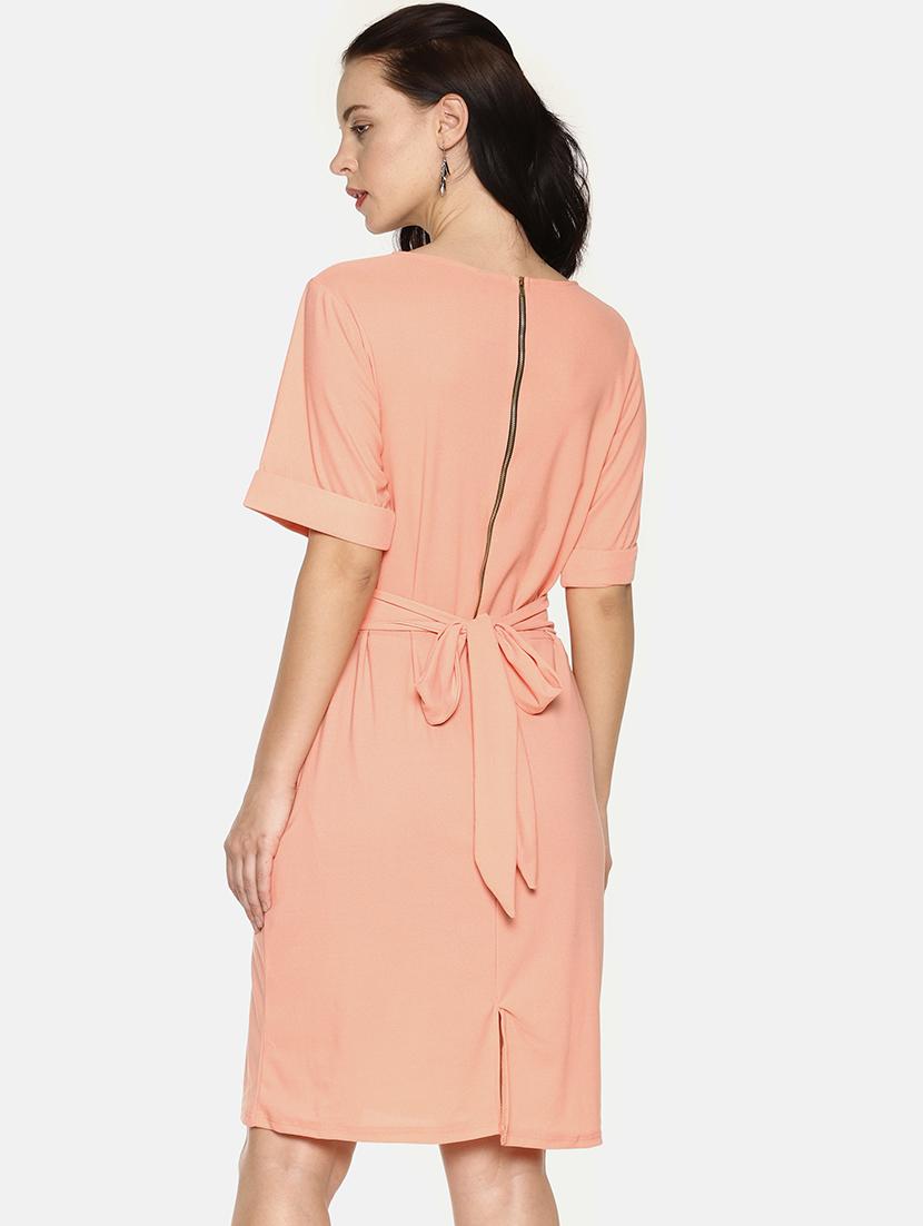 tie back a-line dress - 16198013 - Standard Image - 2