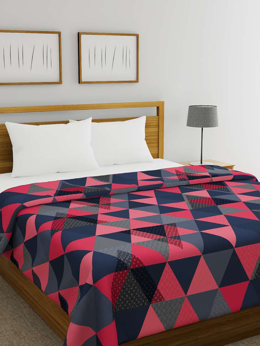 cotton double comforter (super silken filling - 100% cotton fabric)