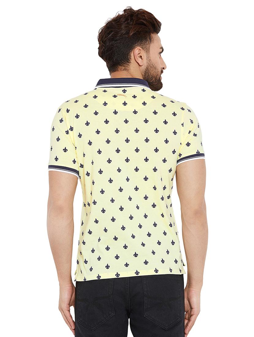 yellow all over print t-shirt - 16214510 - Standard Image - 2