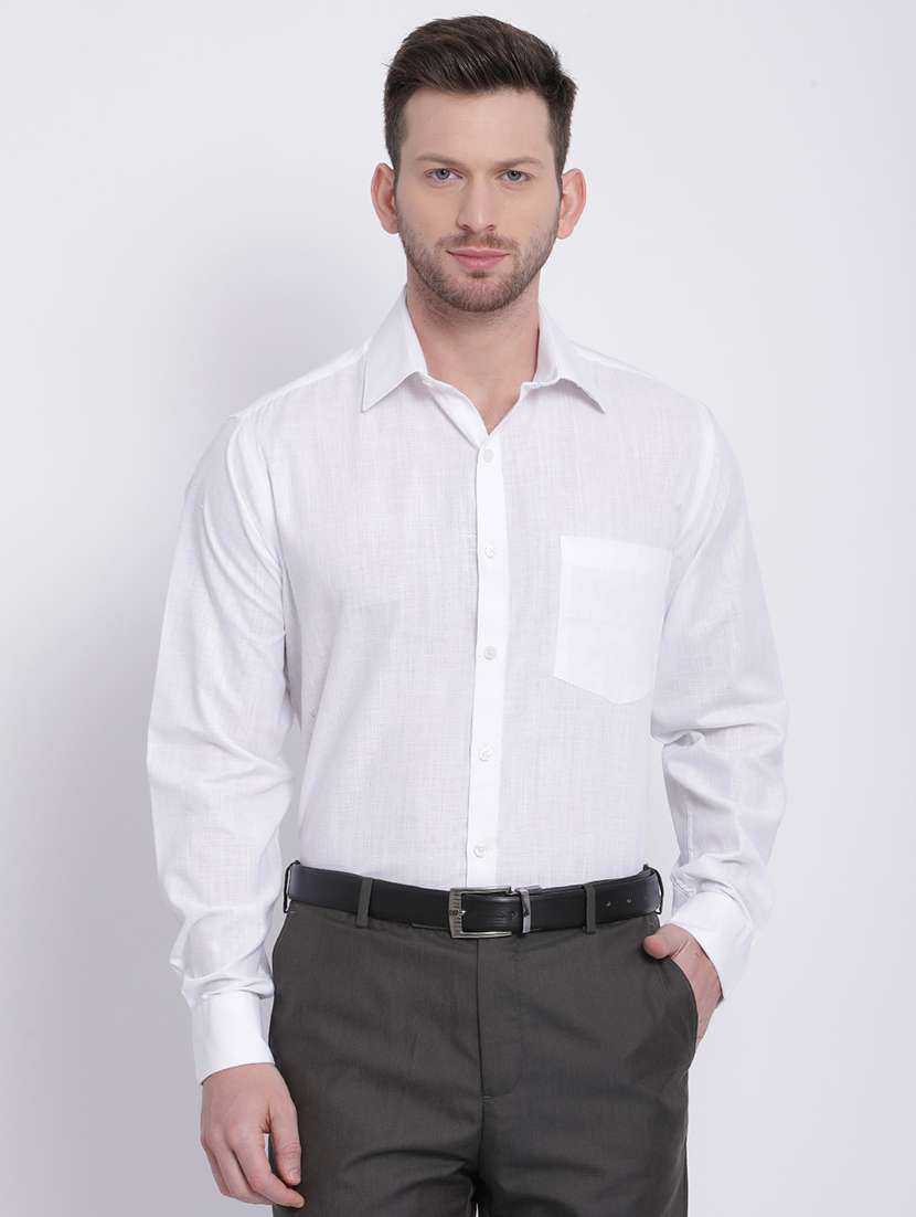 mens solids formal shirt