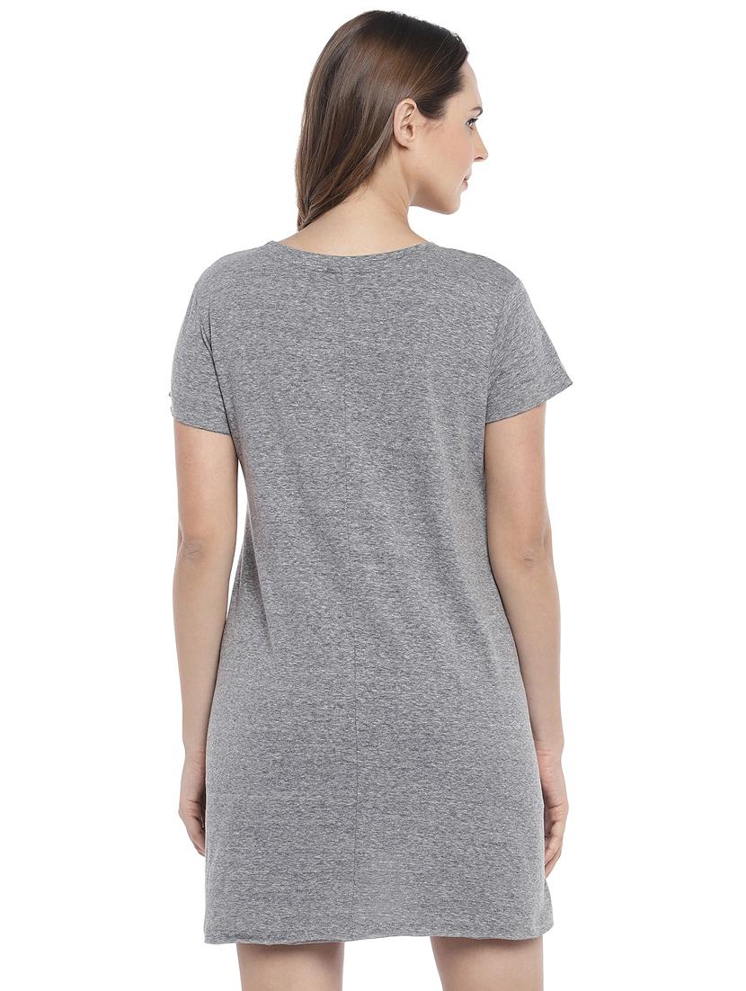 round neck a-line dress - 16215296 - Standard Image - 2