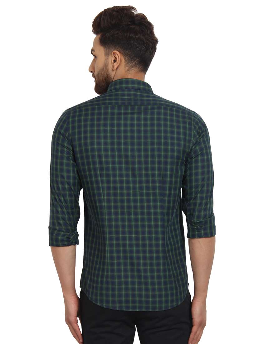 blue checkered casual shirt - 16217451 -  Standard Image - 2