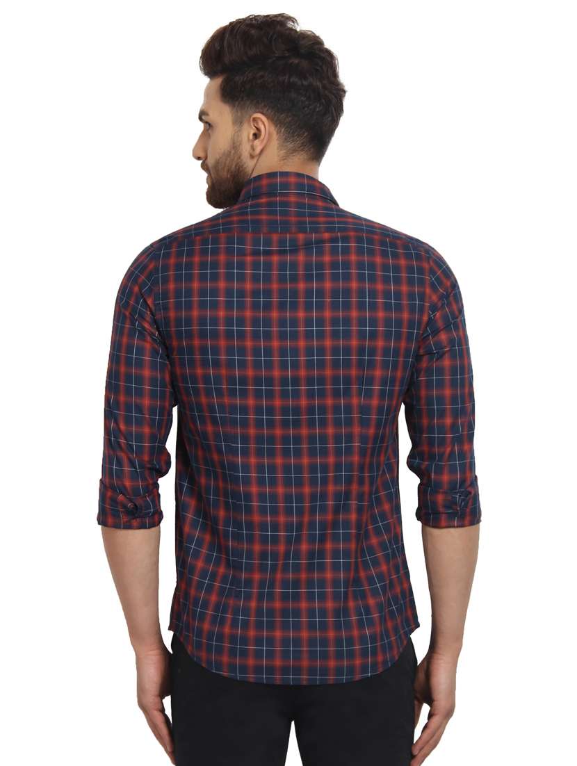mens checks casual shirt - 16217465 - Standard Image - 2