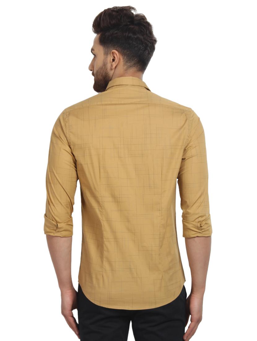 yellow printed casual shirt - 16217496 - Standard Image - 2